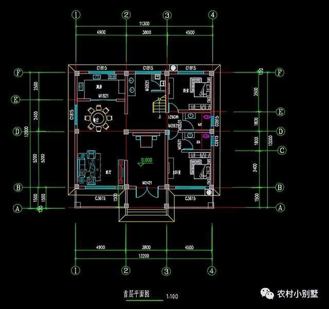 泛亚电竞带堂屋二层农村别墅真正适合农村人的自建房!28套带堂屋自建房(图3)